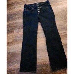 NYDJ Marilyn Straight Jeans 12 Stretch School Wear button fly